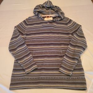 Koto Knit Baja Beach Hoodie Men's Medium Multi Color